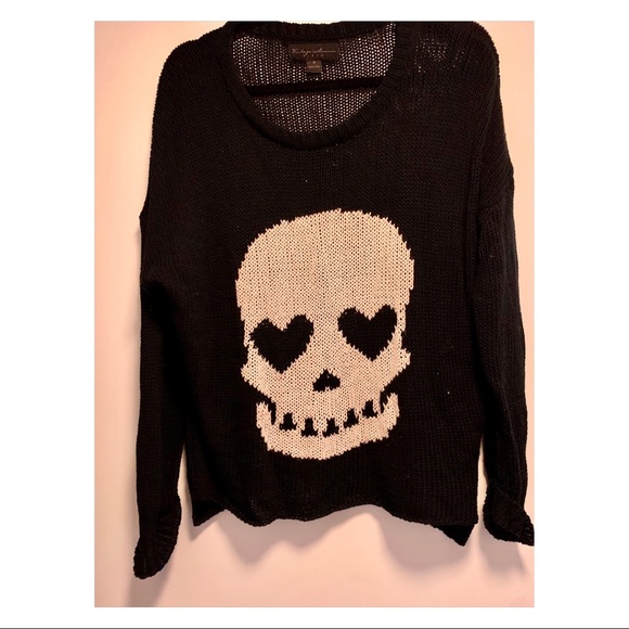 Vintage America Sweaters - Skull detail sweater